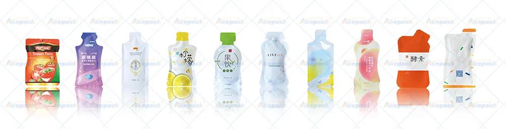 雙出異形自立袋包裝機(jī)包裝樣袋